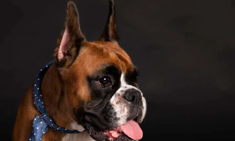 foto profissional de cachorro boxer